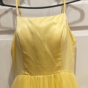 Elegant Yellow Dress